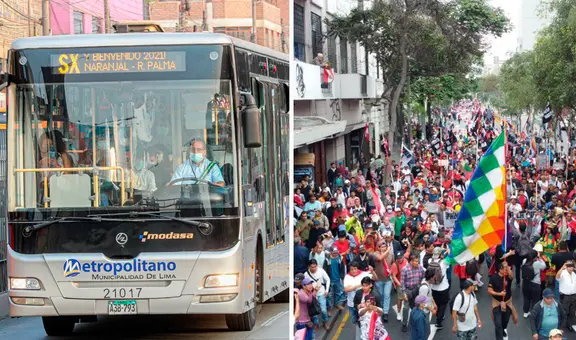 Metropolitano suspenderá servicio a partir de las 5.00 p. m. en estaciones del centro de Lima