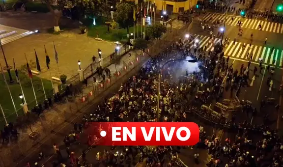 'Marchas en Lima' HOY, EN VIVO: Policía dispersó a manifestantes hacia avenida Grau