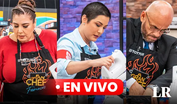 VER, 'El gran chef famosos' por Latina EN VIVO: Natalia Salas abandona la competencia