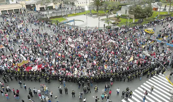 Marcha Nacional 19J: manifestantes llegaron al Congreso para exigir cambios en el poder