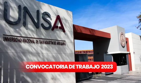 ¡Postula a la UNSA! Universidad de Arequipa ofrece más de 50 plazas en prácticas profesionales