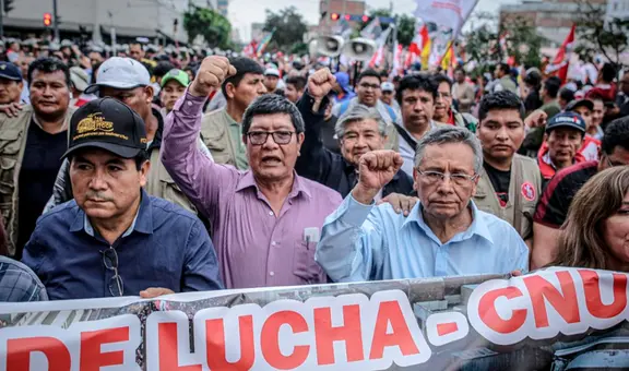 'Gran marcha de los pueblos' se concentrará hoy en plaza Dos de Mayo desde las 4.00 p. m.