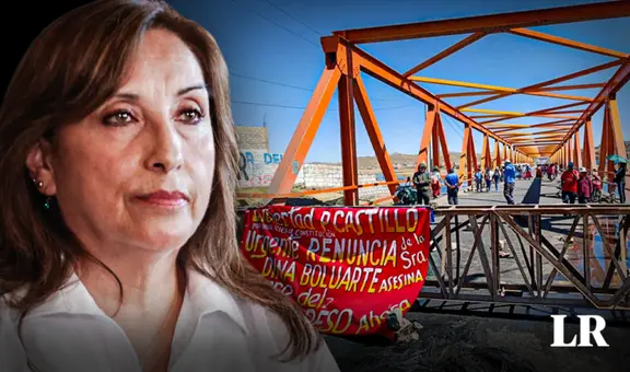 Por segundo día, bloquean puente internacional en Puno para exigir renuncia de Dina Boluarte