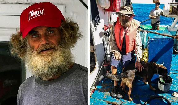 Así sobrevivió el marinero rescatado junto con su perrita tras 3 meses a la deriva en altamar