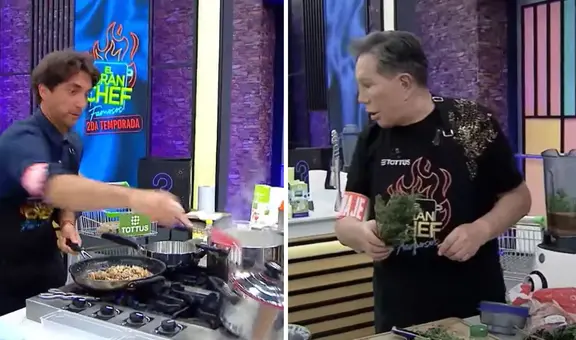 'El gran chef: famosos': Antonio Pavón tira por accidente agua hirviendo a la estación de Jimmy Santi