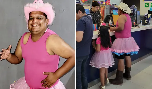 Padre asiste a estreno de 'Barbie' vestido de rosa con su hija y recibe elogios: “Hermoso gesto”