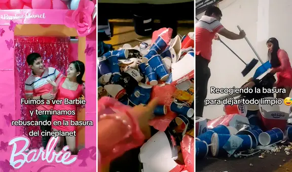 Jóvenes van a ver 'Barbie', pierden su llave y la encuentran en la basura: "La mejor experiencia"