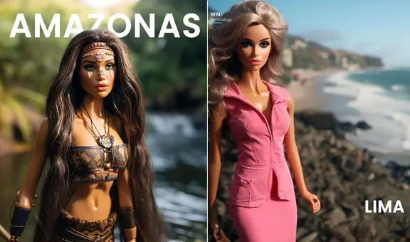 ¿Cómo se vería Barbie en cada región del Perú según la IA?