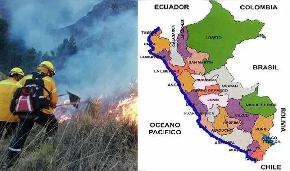 Senamhi advierte sobre posibles incendios forestales en el Perú: ¿cuándo y en qué regiones?