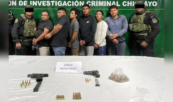 Capturan a banda que extorsionaba a empresarios de construcción en Lambayeque