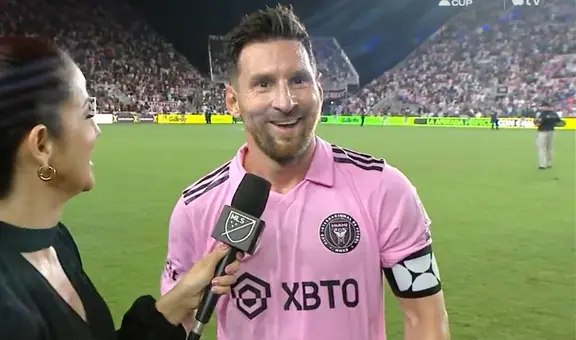 Las emotivas palabras de Messi tras debutar con golazo de tiro libre en victoria del Inter Miami