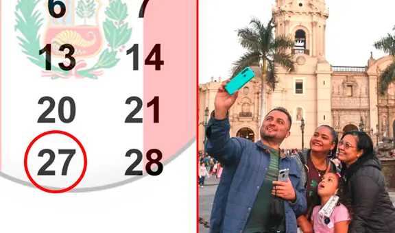 Fiestas Patrias: ¿el jueves 27 de julio será feriado o día no laborable?