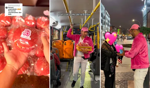 ¡Inspirado en ‘Barbie’!: emprendedor peruano crea pan con pollo rosa y ‘raya’ en ventas