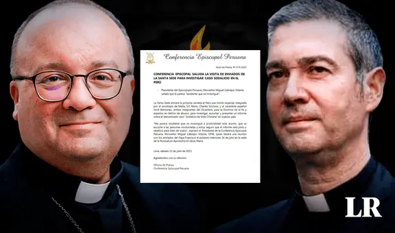 Conferencia Episcopal sobre caso Sodalicio: "Me parece excelente que se investigue"