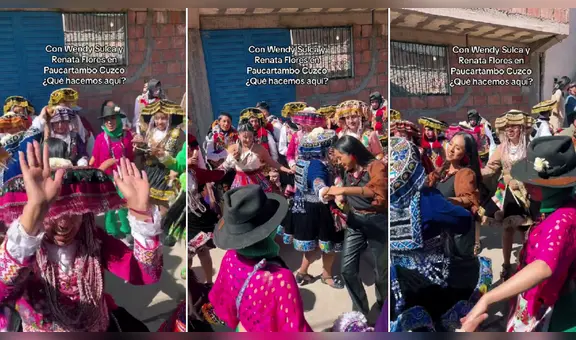 Renata Flores, Wendy Sulca y Naysha Montes disfrutaron de la increíble fiesta de Paucartambo en Cusco