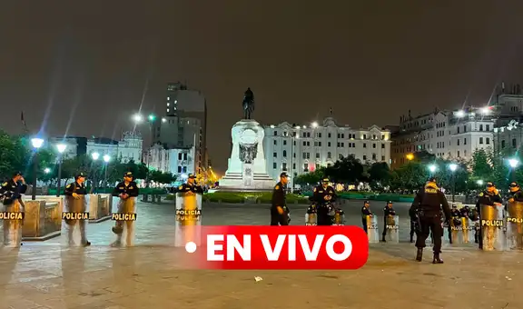 'Marcha Nacional': este es el panorama en plaza San Martín tras la represión de la PNP