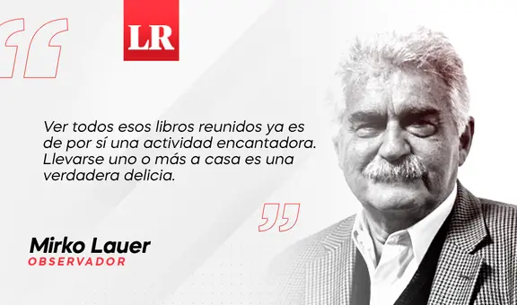 Revisando un libro en la FIL, por Mirko Lauer