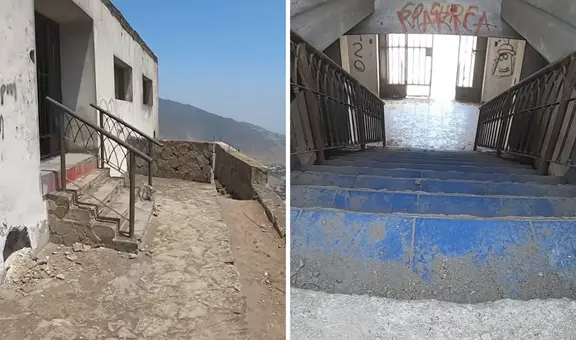 La misteriosa casa abandonada en el cerro Centinela, en La Molina: ¿cómo luce por dentro?