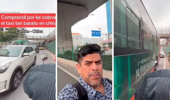 Peruano sube a mototaxi en China y se sorprende con el servicio: "Nunca más subo"