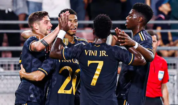 Real Madrid le dio vuelta y venció 3-2 al AC Milan en el Soccer Champions Tour 2023