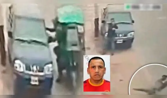 Ate: policía grave después de frustrar asalto de delincuente frente a grifo