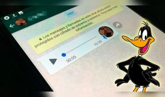 ¿Cómo enviar audios de WhatsApp con la voz del Pato Lucas, de los 'Looney tunes'?