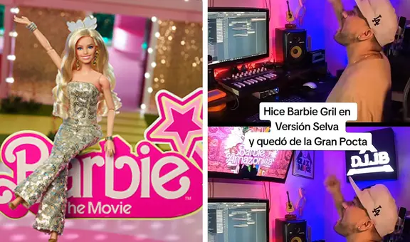 "De la Barbie, su música": DJ selvático recrea canción de la famosa muñeca con sonidos típicos
