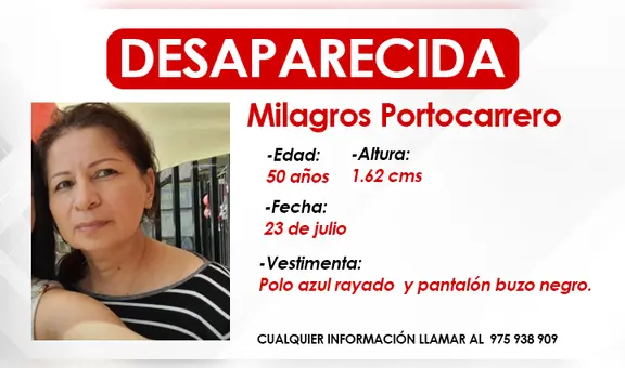 Barranco: familia busca a mujer que lleva más de 1 día desaparecida