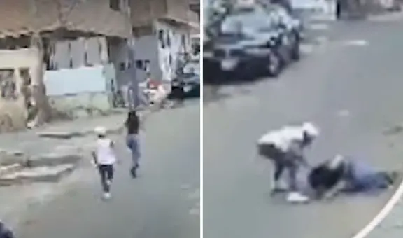 Chorrillos: delincuente forcejea y arrastra a ciudadana para robarle sus pertenencias