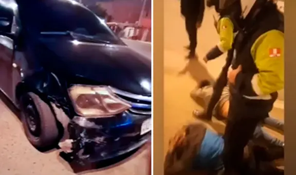 Chorrillos: taxista persigue y embiste a ladrones que le habían asaltado minutos antes