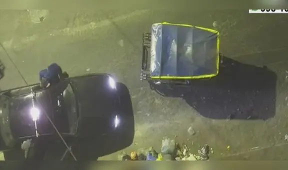 Mototaxi cierra el paso a un auto y 3 delincuentes atacan: capturan a uno ellos en El Agustino