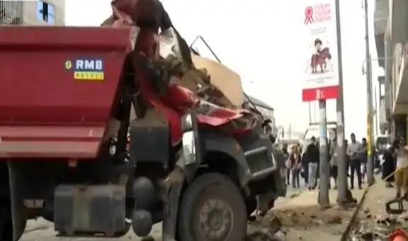 Chorrillos: mujer fallece tras colisión de camión contra vivienda