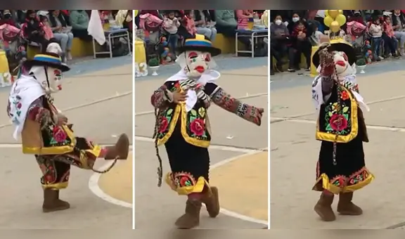 Niña vestida de chuto baila tunantada y emociona a miles en TikTok: “Lo lleva en la sangre”