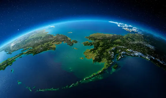 Cómo es el estrecho de Bering, el puente natural que conectaba América con Asia y ahora está bajo el océano