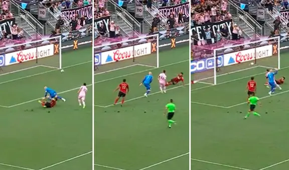 ¡Ni el palo lo detiene! Lionel Messi marcó golazo para Inter Miami tras pase de Sergio Busquets