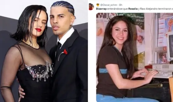Rauw Alejandro y Rosalía terminaron su relación y en redes piden una sesión de Bizarrap y la cantante