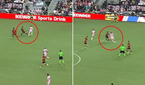 Lionel Messi 'humilló' a Luis Abram y le quiso hacer una huacha previo al 3-0 del Inter Miami