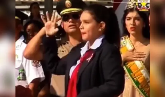 Joven interpreta el Himno Nacional en lengua de señas en Piura: “Se llama inclusión”