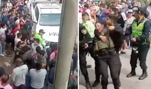 Ate: suboficial resulta herida tras enfrentamiento entre delincuentes, vecinos y PNP