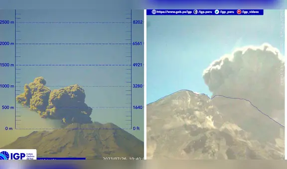 Alerta en Moquegua: reportan nueva explosión en el volcán Ubinas y emisión de cenizas