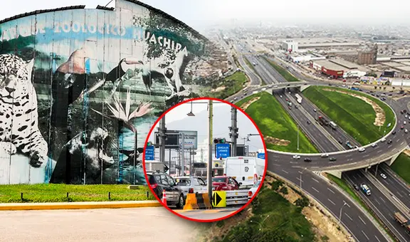¿Quieres evitar el peaje de Ramiro Prialé al ir al zoológico de Huachipa? Esta es la ruta que debes seguir