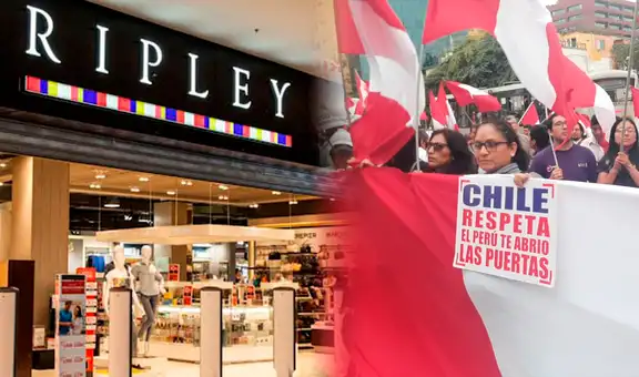 Ripley: trabajadores protestaron por mejoras laborales frente a Embajada de Chile