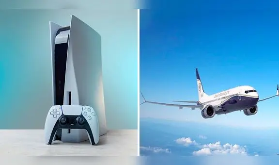 ¿Qué pasa si tratas de enchufar una PlayStation 5 al tomacorriente de un avión?