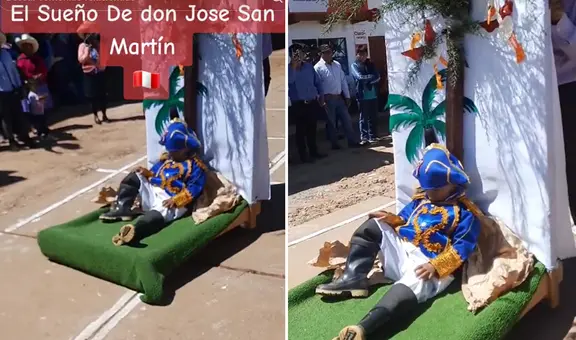 Niño causa furor por su interpretación de José de San Martín en Cajamarca: “Un éxito”