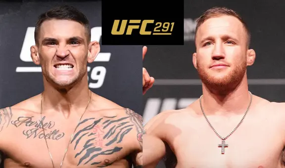 UFC 291 | ¿Cuándo pelean Dustin Poirier vs. Justin Gaethje 2 y cómo ver la estelar?