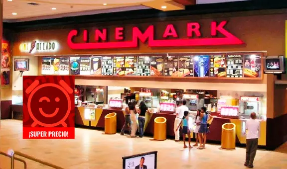 ¿Cuál es la sede de Cinemark con las entradas más baratas en Perú?