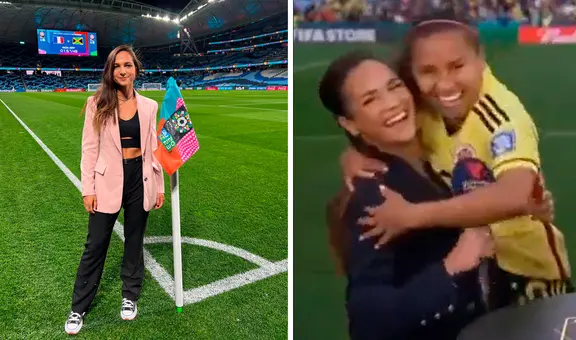 Deyna Castellanos protagoniza emotivo momento en su debut como presentadora del Mundial Femenino 2023