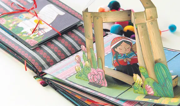 Un homenaje al Perú, tierra hermosa en un libro artesanal en 3D