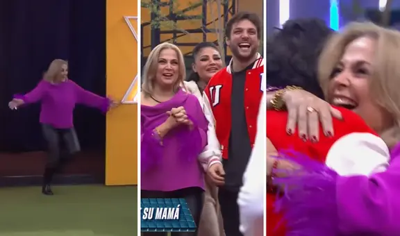 ¡Sorpresa! Mamá de Nicola Porcella lo visita en ‘La casa de los famosos’: esta fue su reacción