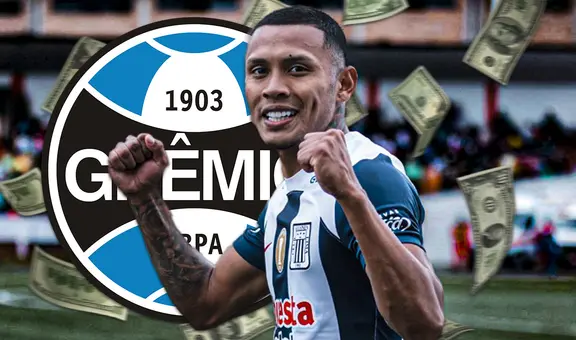 Gremio ofreció millonario monto a Alianza Lima para fichar a Bryan Reyna y llevarlo al Brasil